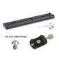 PX8 8-inch Arca-Type Double Dovetail Plate with QR Strap Port