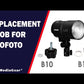 A35 Replacement Knob for Profoto B10 Plus OCF Flash Head (Female Version)